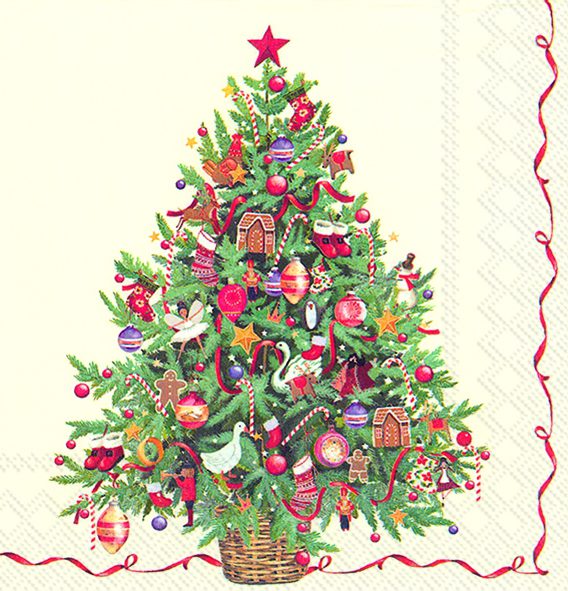 CHRISTMAS TREE - Lunch Napkins