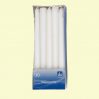 Taper Candles, 10 Pieces, White