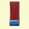 Taper Candles, 10 Pieces, Ruby