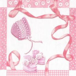 BABY SHOWER Rose – Cocktail Napkins