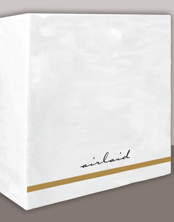 White airlaid napkins - Dinner napkins