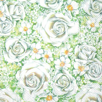 ROMANTIC ROSES – Lunch Napkins