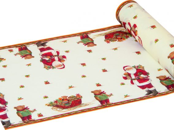 Santa and Teddy - Table runner