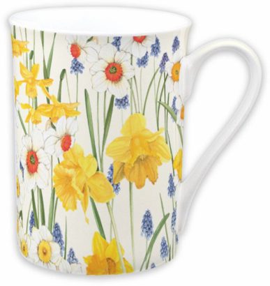 Flowers of Spring Cream – Bone China Mug