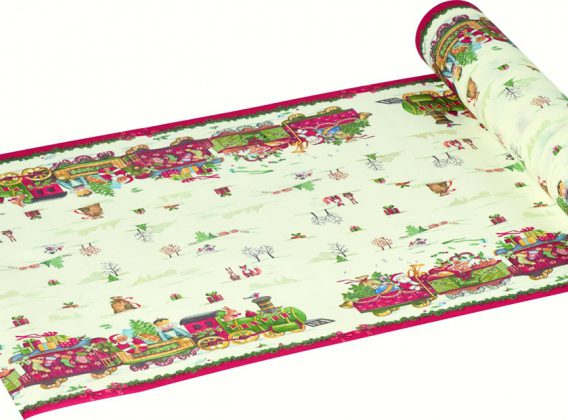 Christmas train - Table runner