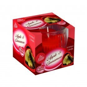 Scented Swirl Candle – Apple & Cinnamon