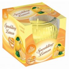 Scented Swirl Candle – Sparkling Lemon