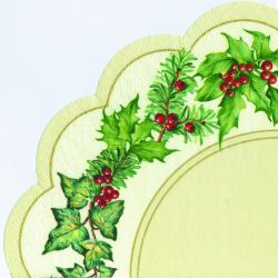 CHRISTMAS GARLAND Cream – Rondo Napkins