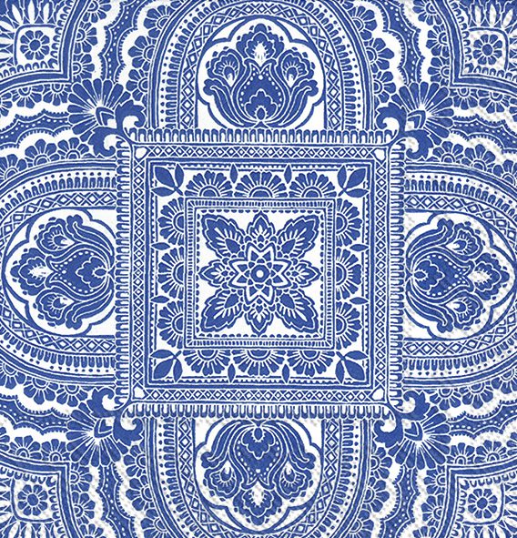 CLASSIQUE white blue - Lunch napkins