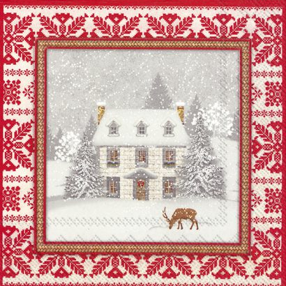 COSY HOME Red – Lunch Napkins