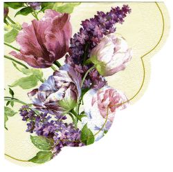 ELIZABETHAN GARDEN Cream – Rondo Napkins