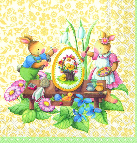 Easter spring fantasy (V&B) - Lunch napkins