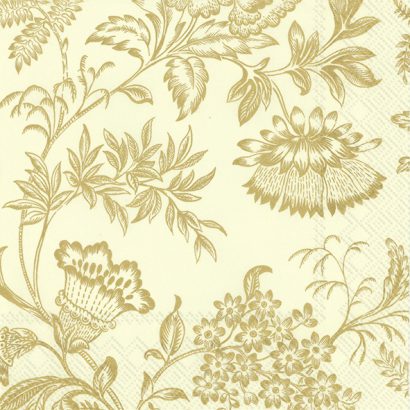 FLORENCE Cream Gold – Lunch Napkins