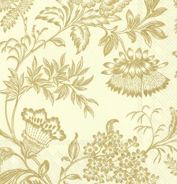 FLORENCE cream gold - Lunch napkins