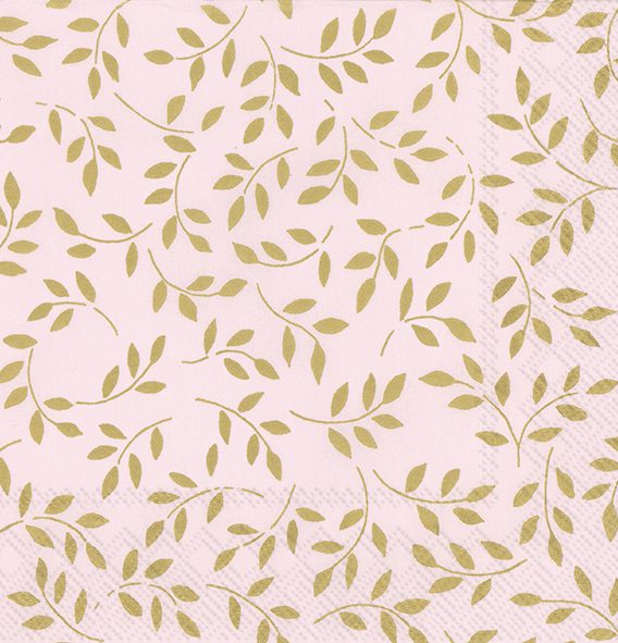 FOLIA cream gold - Lunch napkins