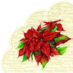 HOLIDAY GREETINGS Cream – Rondo Napkins