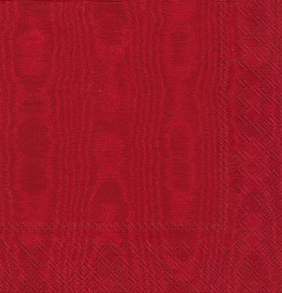 MOIREE red - Lunch napkins