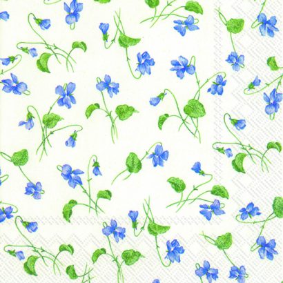 Viola Riviniana White – Lunch Napkins